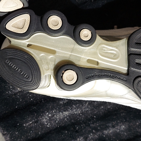 Nike Shox BRS 1000 white & silver ladies size 7.5 - Picture 7 of 8